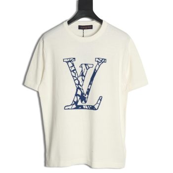 Louis Vuitton jacquard logo knitted short sleeves
