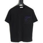 Loewe Pocket Logo Embroidered Short Sleeve T-Shirt TSK1