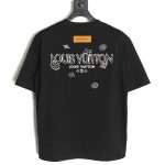 Louis Vuitton four-leaf clover and back logo print short-sleeved T-shirt TSK1