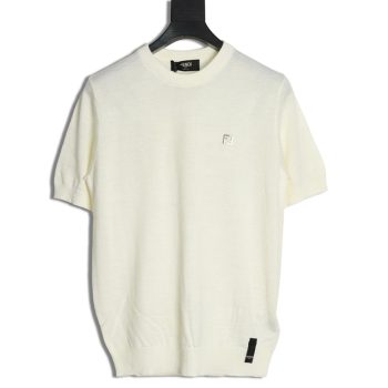 Fendi Hardware Double F Logo Short Sleeve T-Shirt