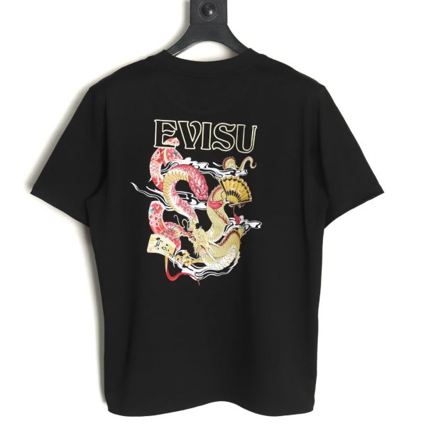 Evisu Year of the Snake limited edition dragon and snake print short sleeves