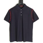 Gucci webbing splicing short-sleeved POLO shirt TSK2