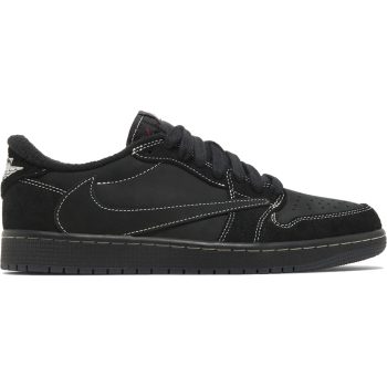 Little Kids' Travis Scott x Air Jordan 1 Retro Low 'Black Phantom'
