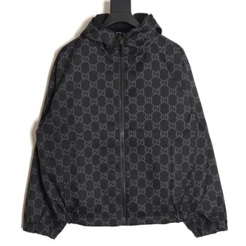 Gucci reversible presbyopic dragon plaid jacket