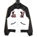 Louis Vuitton diamond check baseball jacket