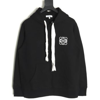 Loewe 3D embroidered streamer hooded sweatshirt