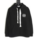 Loewe 3D embroidered streamer hooded sweatshirt