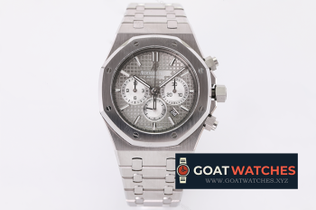 Audemars Piguet- Royal Oak Chronograph 26331ST 41MM Grey/Wht SS/SS OMF A7750