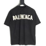 Balenciaga Tape Print Short Sleeve T-Shirt TSK5
