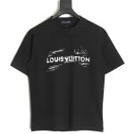 Louis Vuitton sketch lettering short-sleeved T-shirt TSK1