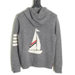 Thom Browne Sailboat Australian Wool Hooded Jacket TSK1
