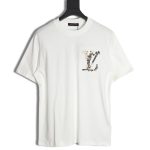 Louis Vuitton cross-stitch monogram short-sleeve