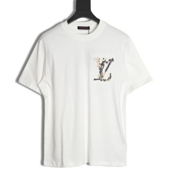 Louis Vuitton cross-stitch monogram short-sleeve