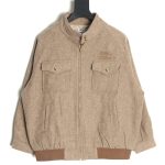 Miu miu herringbone twill pattern jacket
