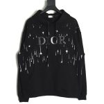 Dior shooting star embroidered lettering hoodie TSK1