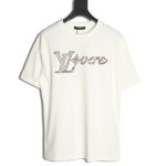Louis Vuitton embroidered lettering short-sleeved T-shirt