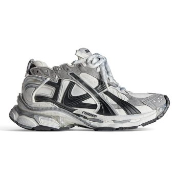 BALENCIAGA MEN'S RUNNER SNEAKER IN GREY
