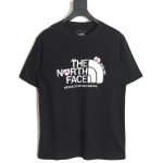 The North face heart print short-sleeved T-shirt TSK1