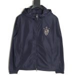 Fendi badge hooded jacket