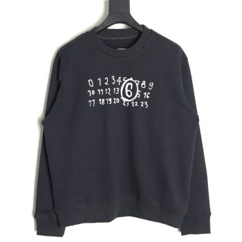 Maison Margiela graffiti print crewneck sweatshirt