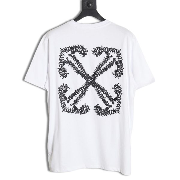 Off White OW embroidered arrow short sleeves