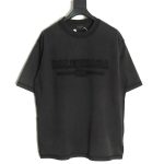 Balenciaga chest patch embroidered short-sleeved T-shirt