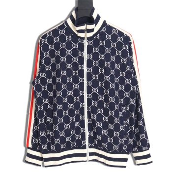 GUCCIGucci Gucci classic all-over jacquard logo suit jacket