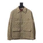 Gucci Double G all over print multi-pocket lapel jacket TSK1