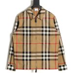 Burberry BBR 23SS Plaid Lapel Shirt Jacket