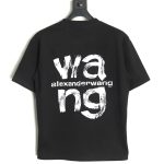 Alexander Wang Painted Lettering Short Sleeve T-Shirt TSK1