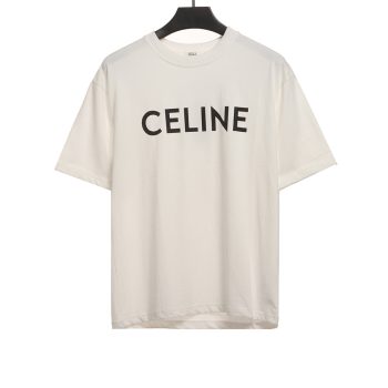 Celine basic letter short sleeves