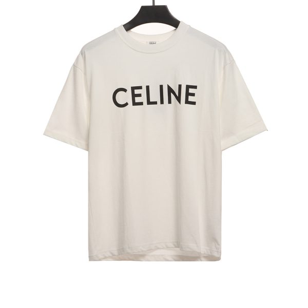 Celine basic letter short sleeves