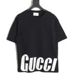 Gucci 24SS hem letter short-sleeved T-shirt