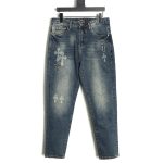 Chrome Heart Classic Cross Denim Pants