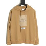 Burberry chest label hooded sweatshirt