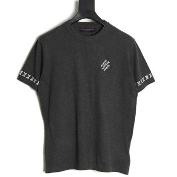 Louis Vuitton jacquard lettering logo short sleeves tsk1