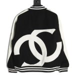 Chanel splicing embroidery baseball jacket TSK1