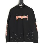Balenciaga flame logo letter print fake two-piece long sleeve TSK1