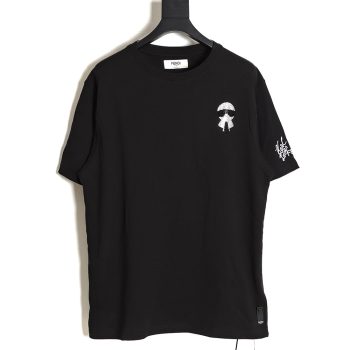 Fendi Lafayette Full Diamond Round Neck Short Sleeve
