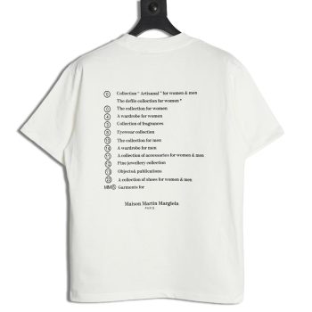 Maison Margiela alphanumeric print short-sleeved T-shirt