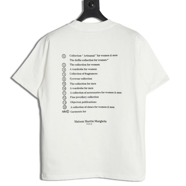 Maison Margiela alphanumeric print short-sleeved T-shirt