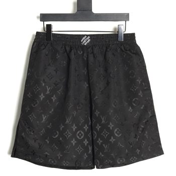 Louis Vuitton old flower pattern jacquard silk shorts