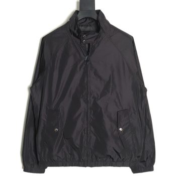 Prada back triangle logo light jacket TSK1