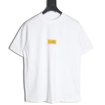 Maison Margiela square logo digital print short-sleeved T-shirt