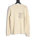 Louis Vuitton monogram intarsia knitted crew neck sweater
