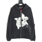 ENFANTS RICHES DéPRIMéS patchwork printed zip-up cardigan Sweatshirt