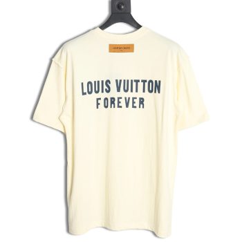 Louis Vuitton fake pocket letter printed short sleeves