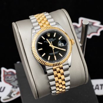 Rolex - Datejust 126233 36MM Jub 904L Black/Stk YG/SS Wrapped GMF A2836