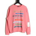 WE11 DONE 22FW Neon Barrage Crew Neck Sweatshirt