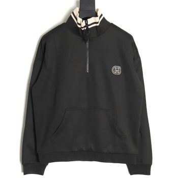 Gucci interlocking double G half zip jacket
